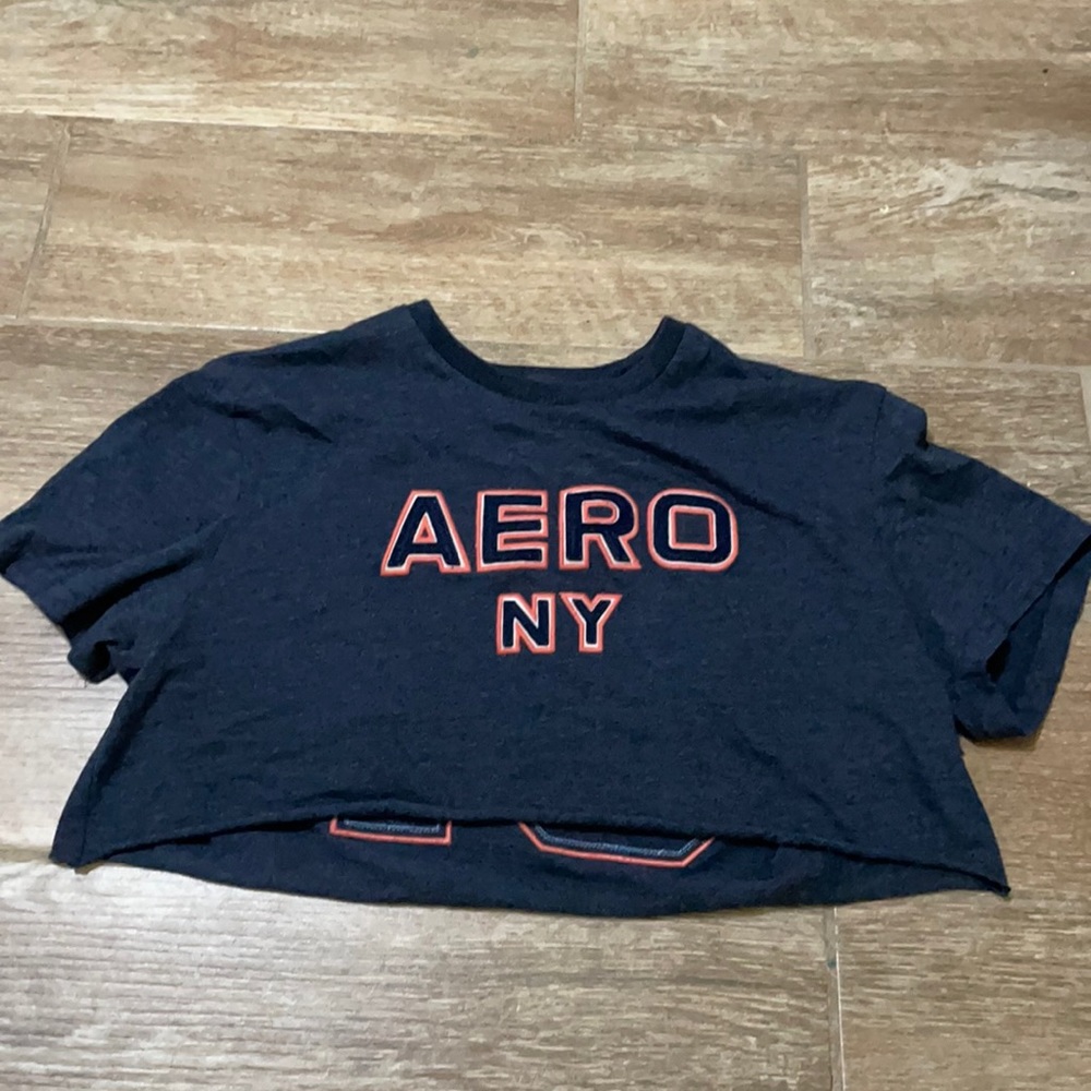 aeropostal oversized crop top